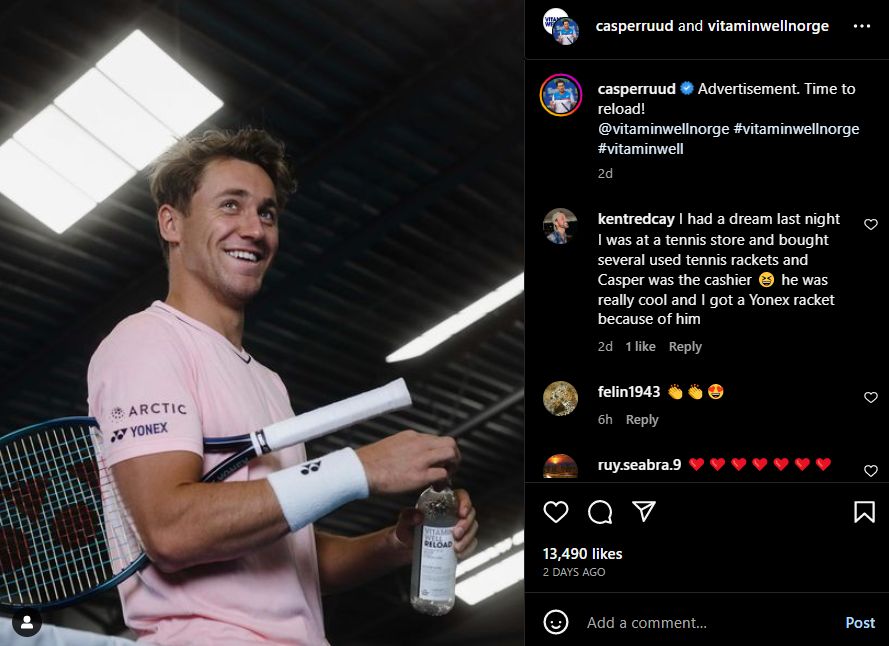 Casper Ruud Vermögen