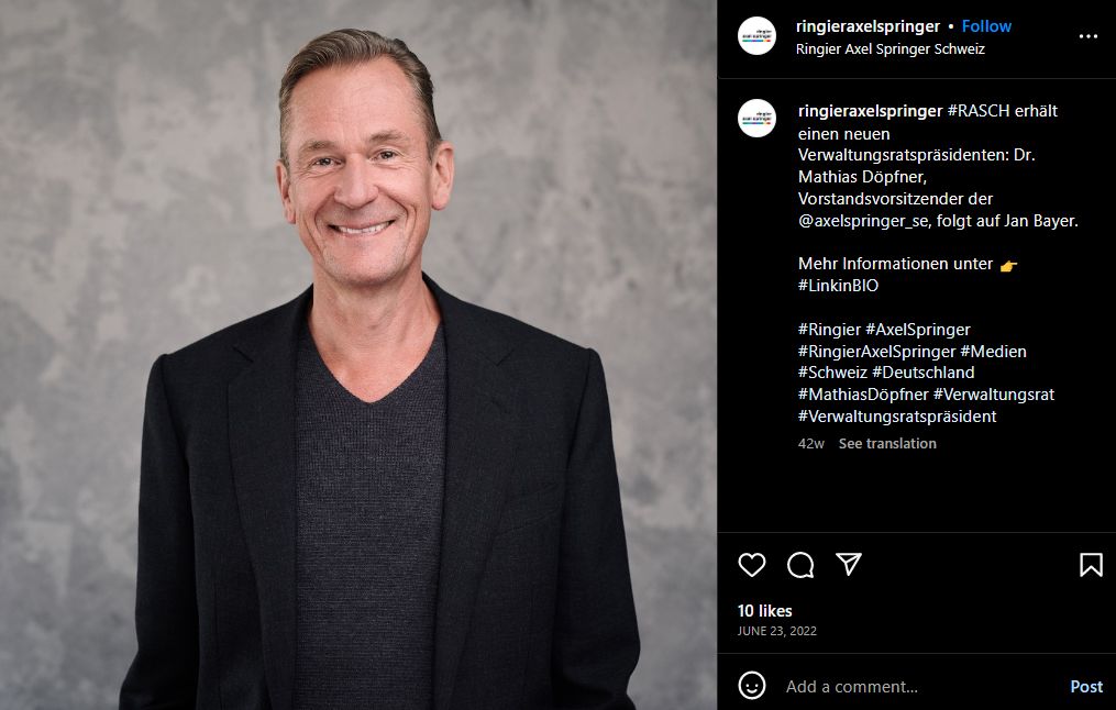 Mathias Döpfner Vermögen