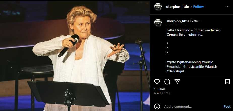 Gitte Haenning Krankheit