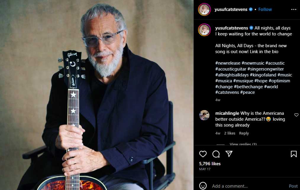 Cat Stevens Vermögen