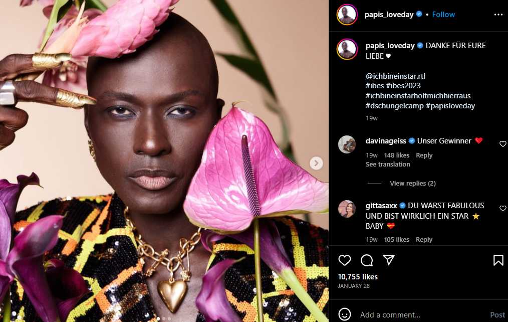 Papis Loveday Vermögen