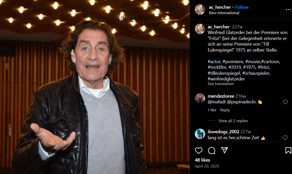 Winfried Glatzeder Vermögen