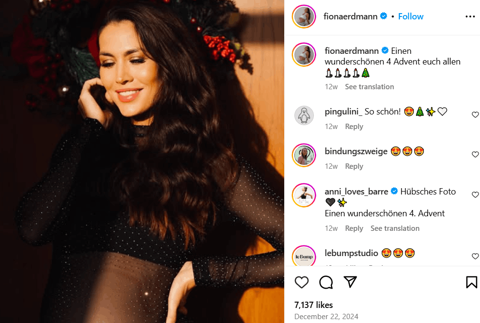 Fiona Erdmann Mutter